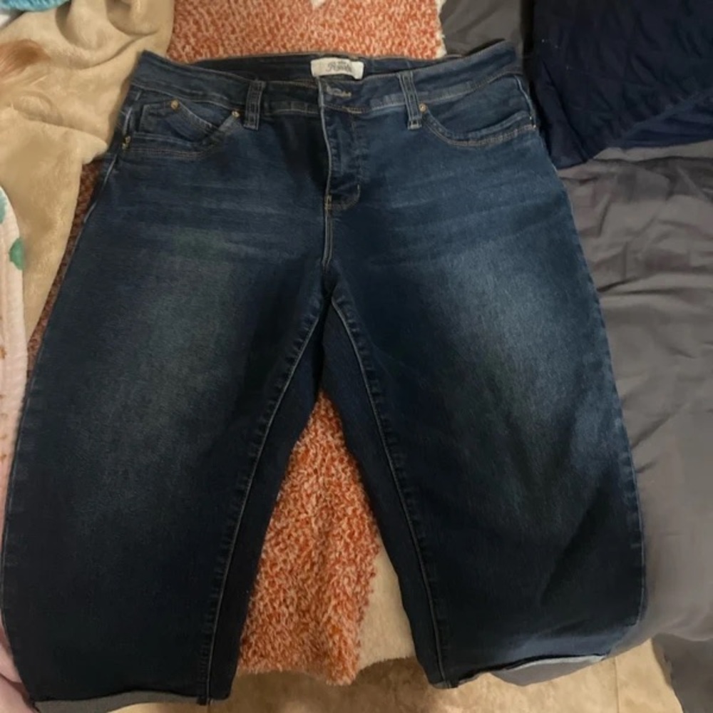 Royalty For Me Indigo Relaxed Boyfriend Jeans